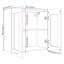 Armoire suspendue vidaXL Chêne fumé Lyon 60 x 31 x 60 cm