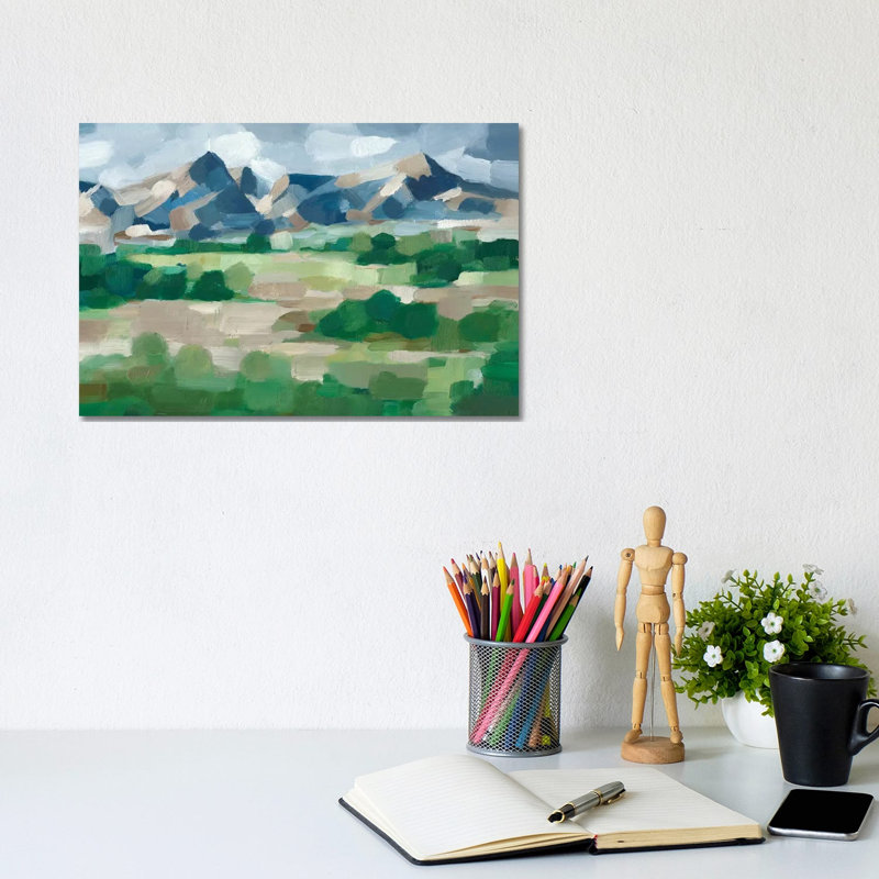 Blue Ridge Valley II by Ethan Harper - Wrapped Canvas Painting, 20.32 cm H x 30.48 cm W