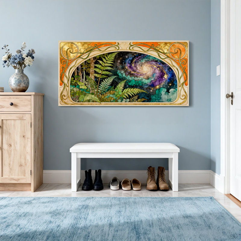 Cadre artistique en spirale Fashion Forest, H 16 po x l 32 po