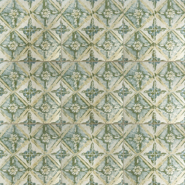 Klinker Retro Blanco 13" x 13" Ceramic Wall & Floor Tile