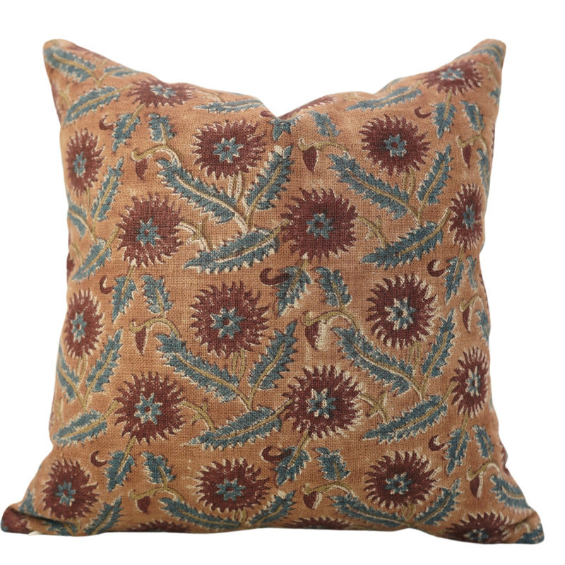 Housse de coussin Fabcline Brown, H 20 po x l 12 po