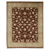 Handmade Silk and Wool Area Rug