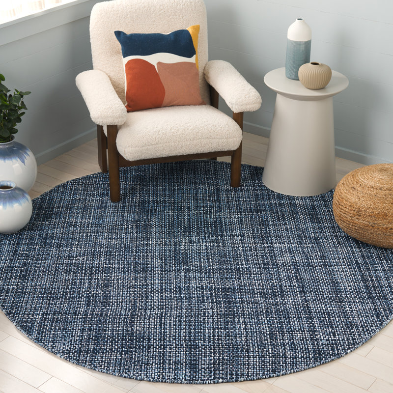 Tapis en coton Abisaid, Rond 6 pi