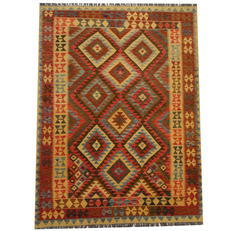 Azpeitia Wool Southwestern Indoor Rug