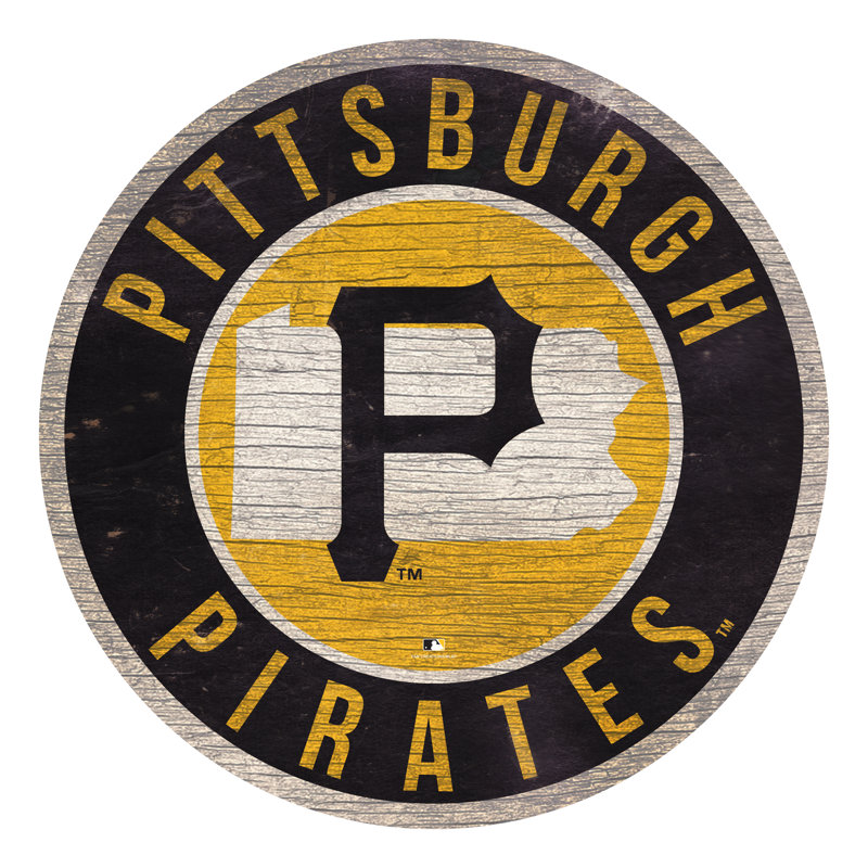 Cercle avec décoration murale State, Pirates de Pittsburgh
