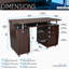 Bureau d'ordinateur avec rangement Techni-110644328