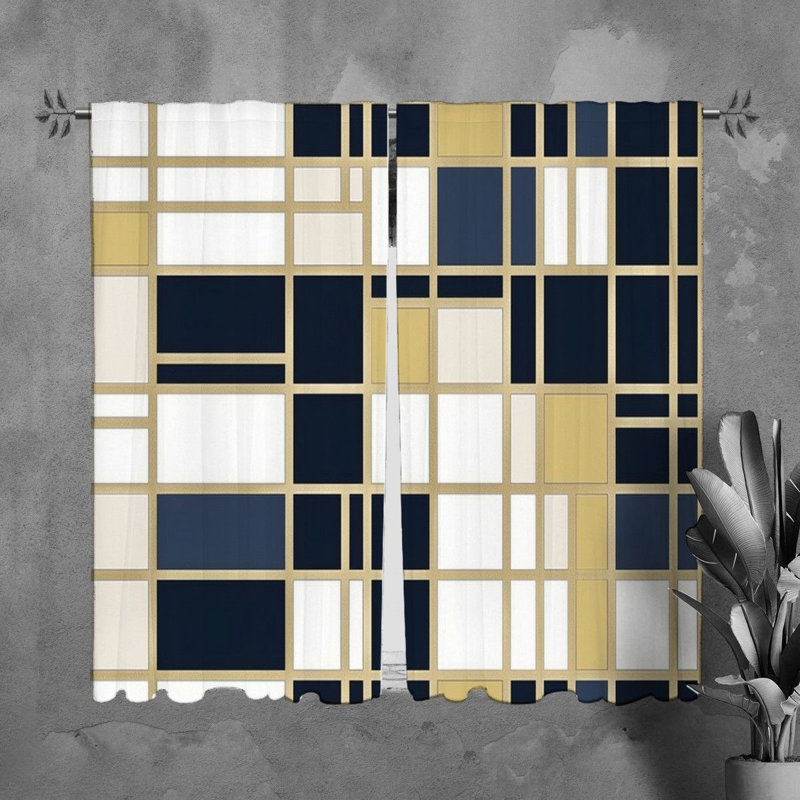 Barid Room Darkening Curtain Pair, 61" H x 20" W