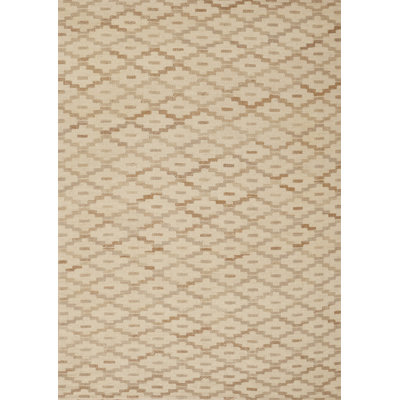 Geometric Area Rug in Beige