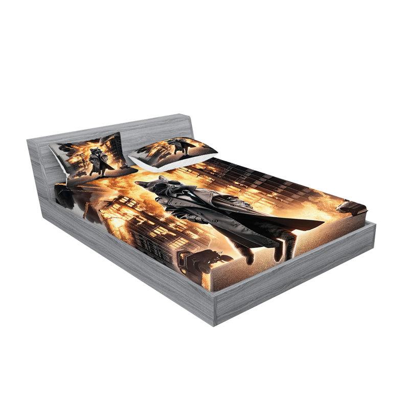 Ensemble de draps en microfibre pour chambre d'amis, Grand