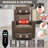 Leather Swivel Manual Recliner Chair with Heat Massage-1798033205