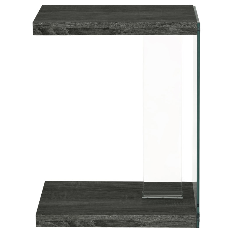 Table d'appoint polyvalente et patinée, surface lisse, glissade sous les meubles de style raffiné, idéale pour la vie principale