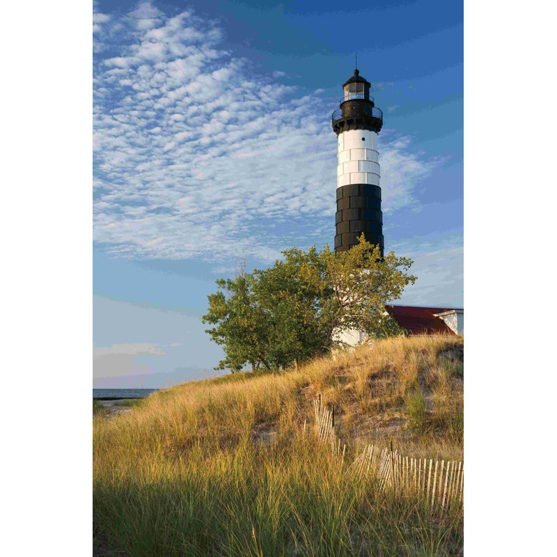 «Big Sable Point Lighthouse II» par Alan Majchrowicz, reproduction sur toile tendue, H 36 po x l 24 po, Non
