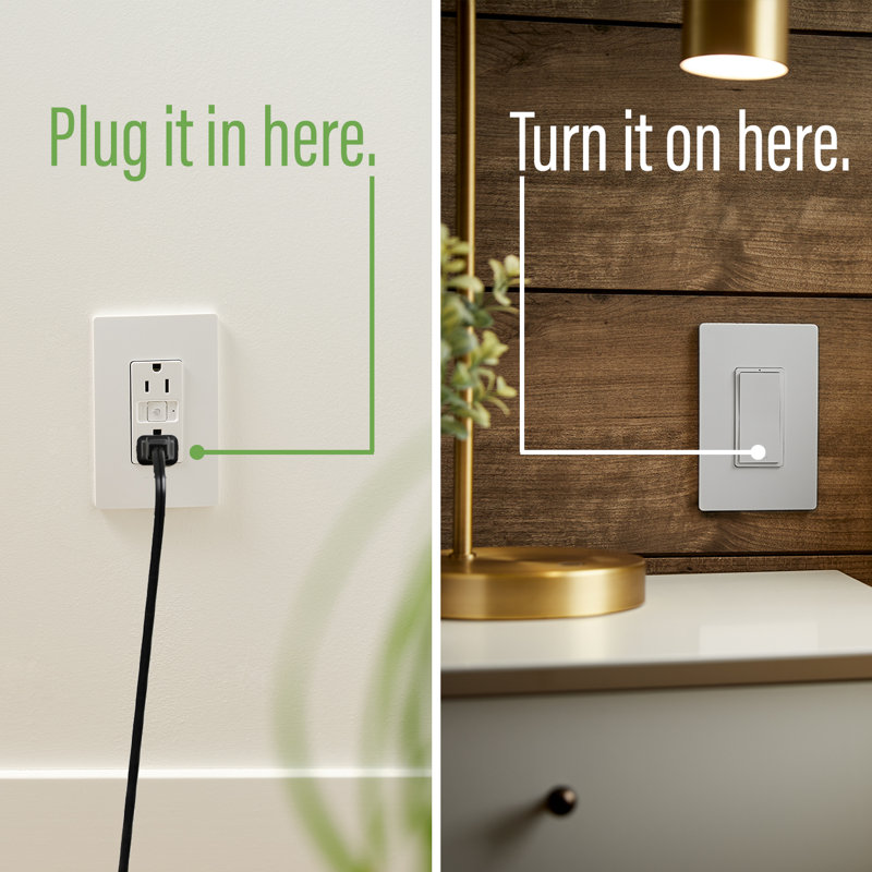 Ensemble de prises de courant Radiant Easy avec interrupteur sans fil et prise intelligente
