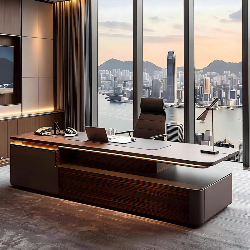 Bureau de direction 86,61 po Modern Luxury, H 29,92 po x l 86,61 po x P 35,43 po