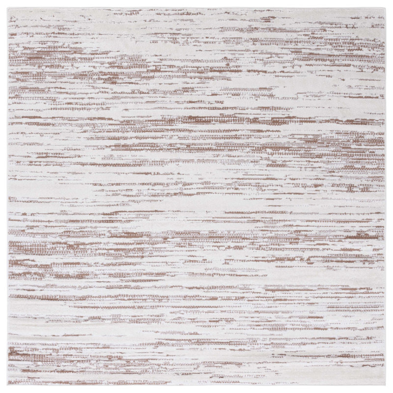 Tapis abstrait Alamo Performance, Carré 6 pi 7 po