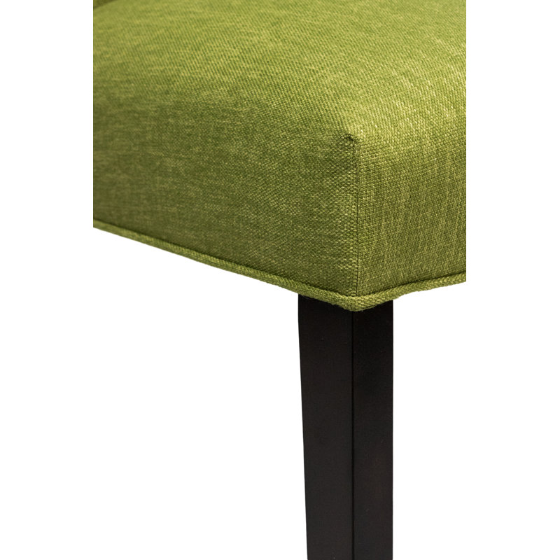 19'' H Upholstered Dining Chair, Espresso, Grass