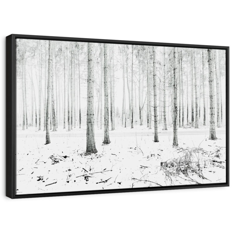 Impression sur toile Langenargen Winter Forest, H 9 po x l 13 po