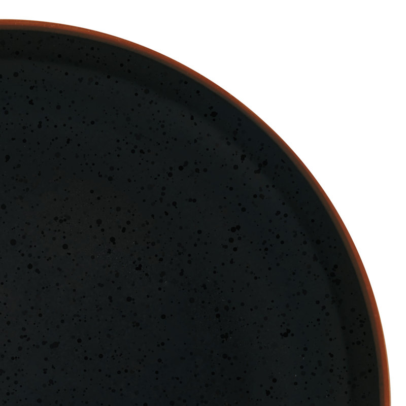Pfaltzgraff Hunter 16-Piece Stoneware Dinnerware Set, Service for 4, Black