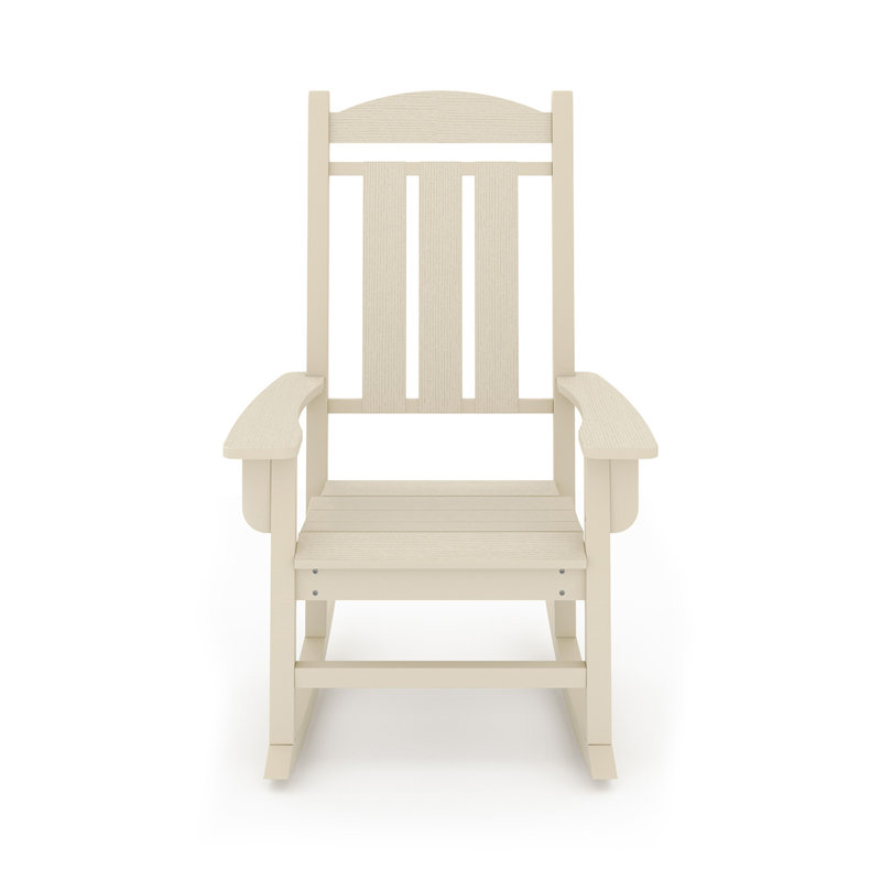 Traditional Porch Rocker, Beige