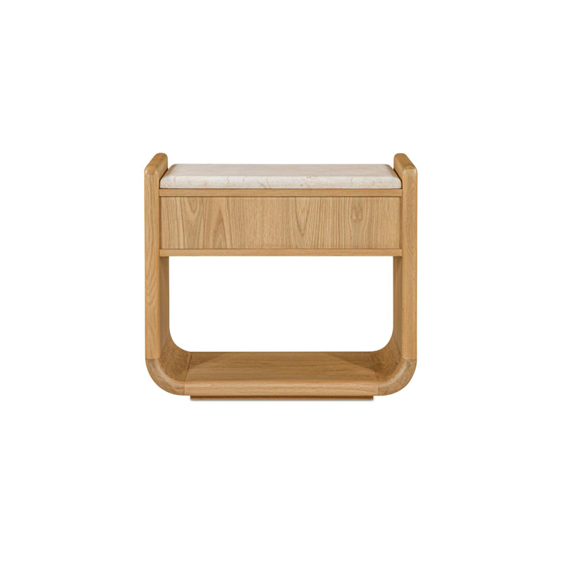 Enns Nightstand Natural, Brown