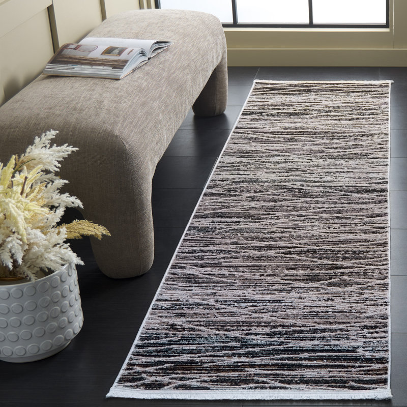 Mila 222 Performance Abstract Rug, Runner 2'2" x 8'