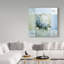 « blue hortensia study 1 », reproduction de peinture à l’acrylique sur toile tendue-33408345