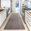 Tapis gris touffeté à motif géométrique Everleaner-97093342