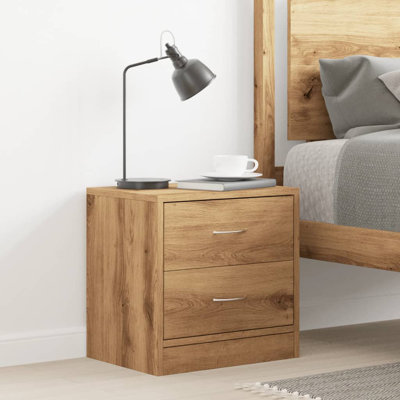 Emlyn 40cm W Manufactured Wood Bedside Table
