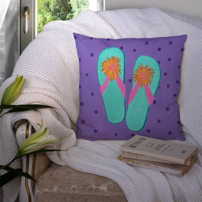 Outdoor Reversible Throw Pillow