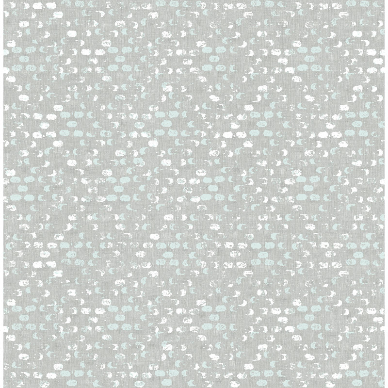Rouleau de papier peint l 33 pi x p 20,5 po Manya, Bleu pâle