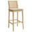 Ovard Wood And Rattan Bar Stool