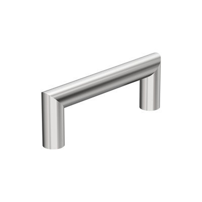 Revolve 3 inch (76mm) Center-to-Center Polished Chrome Cabinet Pull - 10 Pack
