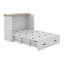 Lit escamotable double avec station de charge-2032237650