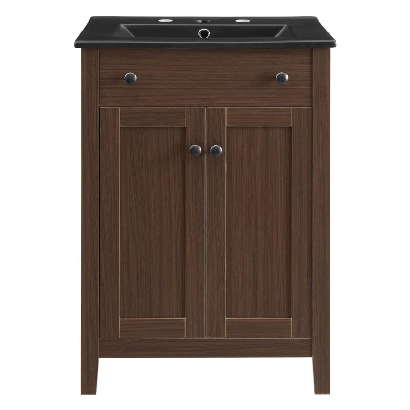 Modway Nantucket 24" Bathroom Vanity, Brown