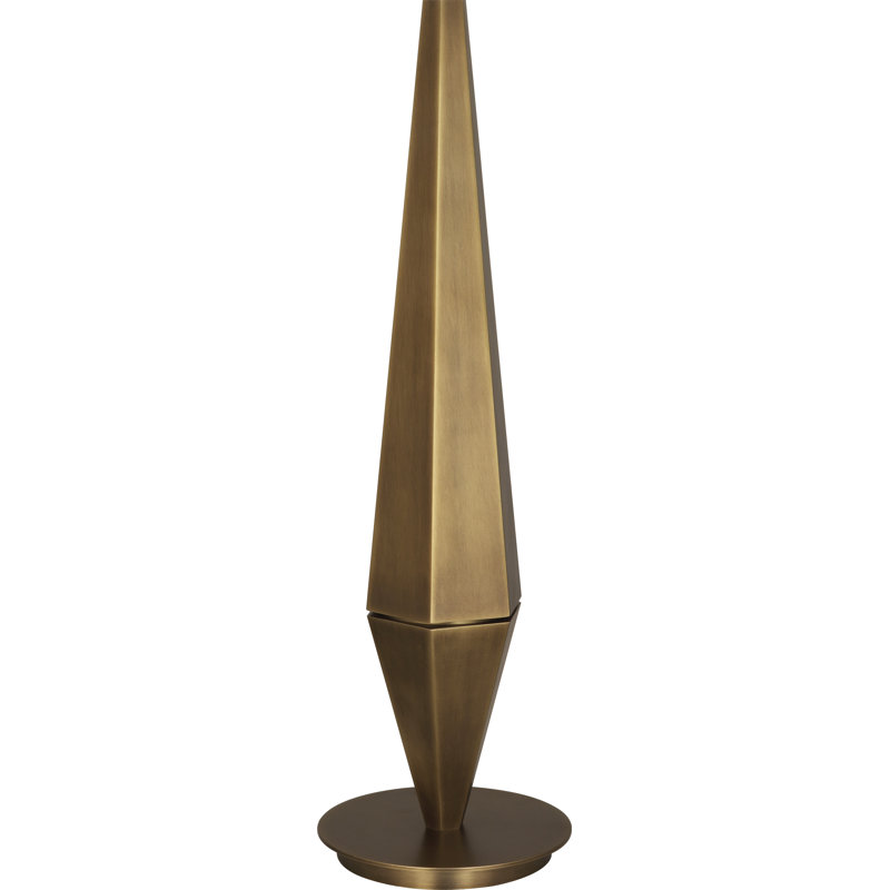 Wheatley Metal Table Lamp, Warm Brass, 33.5" H x 17" W x 17" D 