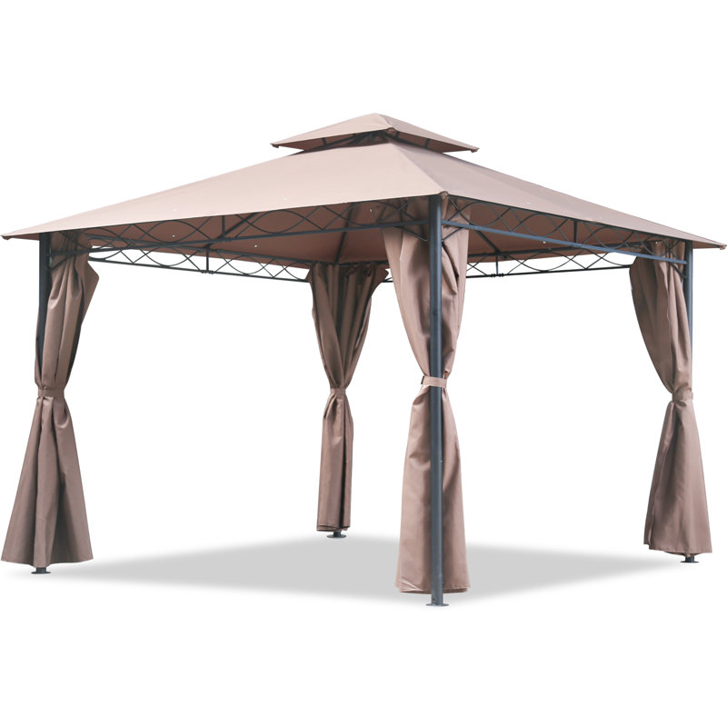 Grand jardin 13 pi L 10 pi. D Pavillon de jardin en acier