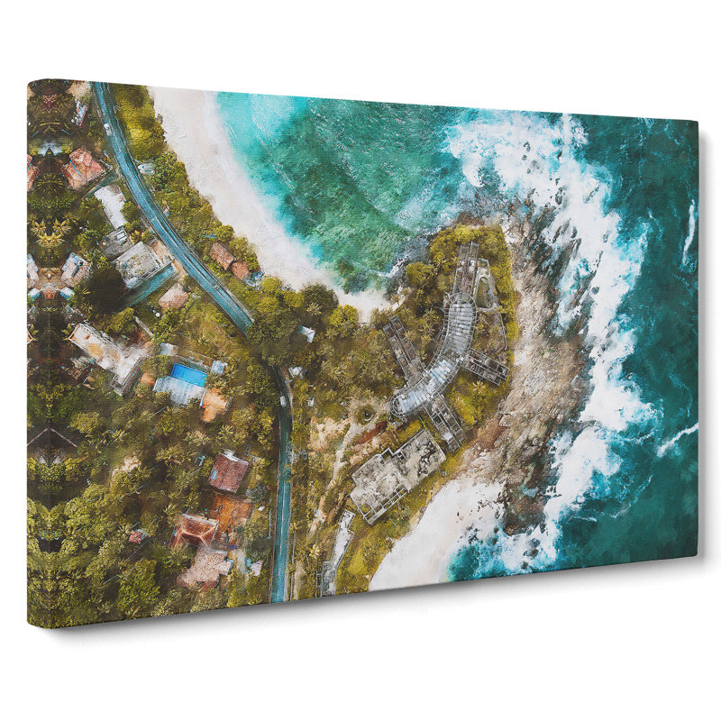 Tangalle In Sri Lanka - Wrapped Canvas Print, 35cm H x 50cm W x 3cm D