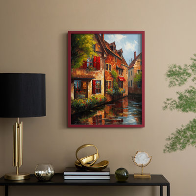 LANDSCAPES Series CCLVII, reproduction encadrée - bois massif