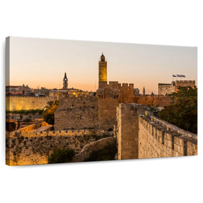Nicci Tower Of David At Sunset