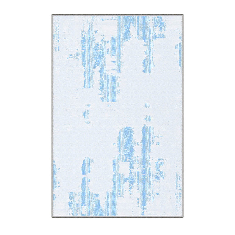 Premium Hall Carpet, 2.6 x 6.6 Feet, 100% Polyester, 0.3 in Pile Height | Antibacterial, Non-Slip Underside, Machine Washable | 3D Digital Print Design, Durable & Stylish for Entryways, Living Rooms & More