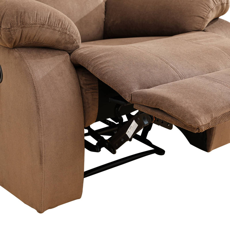 Canapé Soft, Microfibre / microsuède brun