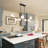 Arqam 11 - Light Dimmable Kitchen Island Linear Chandelier White Bubble Chandelier Sphere Chandelier