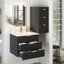 Armoire murale 24 po avec tiroirs et armoire latérale autonome 24 po-1734849259