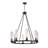 Lorryann 8 - Light Dimmable Wagon Wheel Chandelier-1057520472