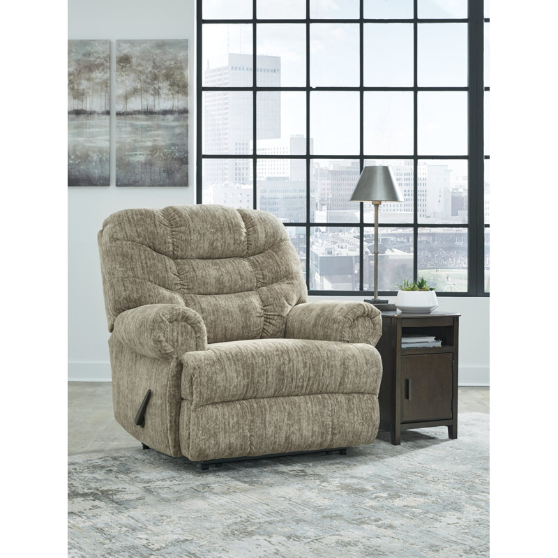 Geovanna Recliner, Beige Velvet