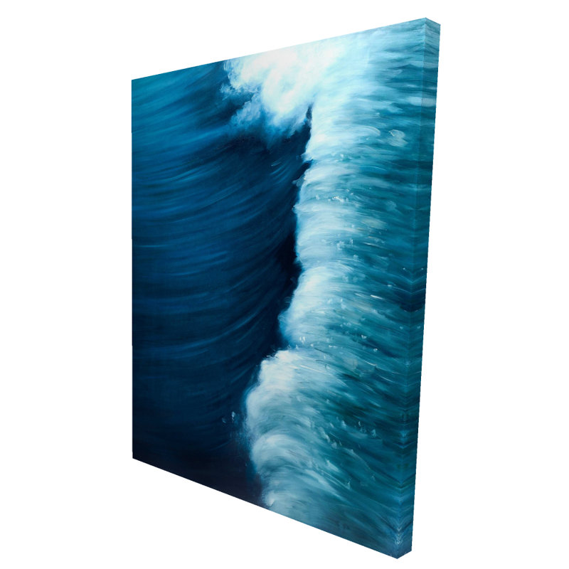 Wave Bathroom Marine Canvas | Home Decor Accent Piece