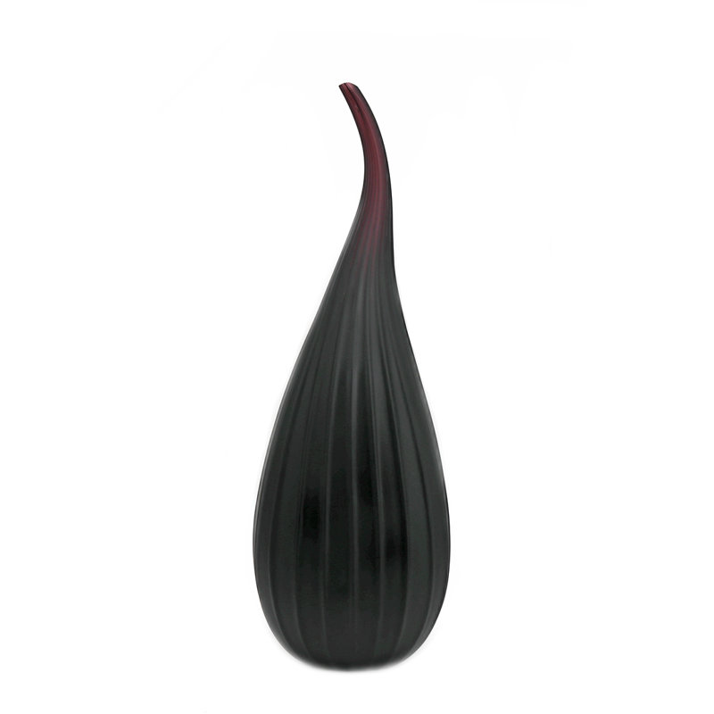 Vase Murano, Noir