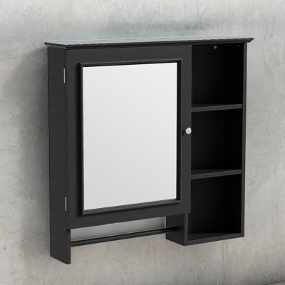 Armoire à pharmacie en bois l 28,86 po Breyn
