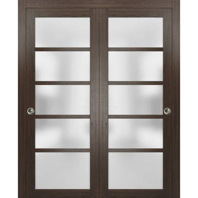Portes coulissantes en bois givré Quadro