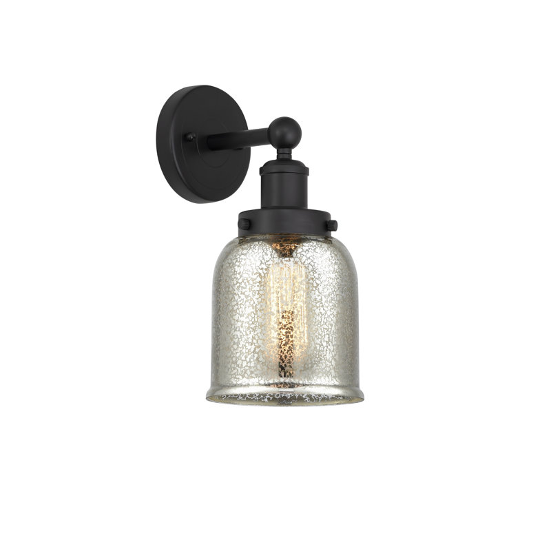 Canobie Armed Sconce, Matte Black